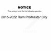 Kugel Rear Wheel Bearing Hub Assembly For 2015-2022 Ram ProMaster City 70-512577